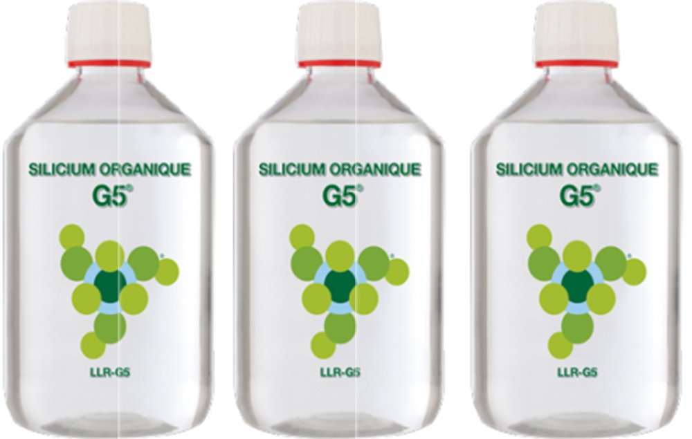 'Silizium G5 Tripack 500 ml "Ohne Konservierungsstoffe: 3 Stück 500 ml-Flaschen