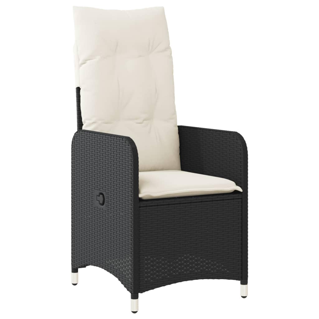 ShGaxin 3276987 - Set di tavolo e sedie da giardino in rattan sintetico, 3 pezzi, tavolo e sedie da terrazza, mobili da giardino per esterni, set di mobili da giardino