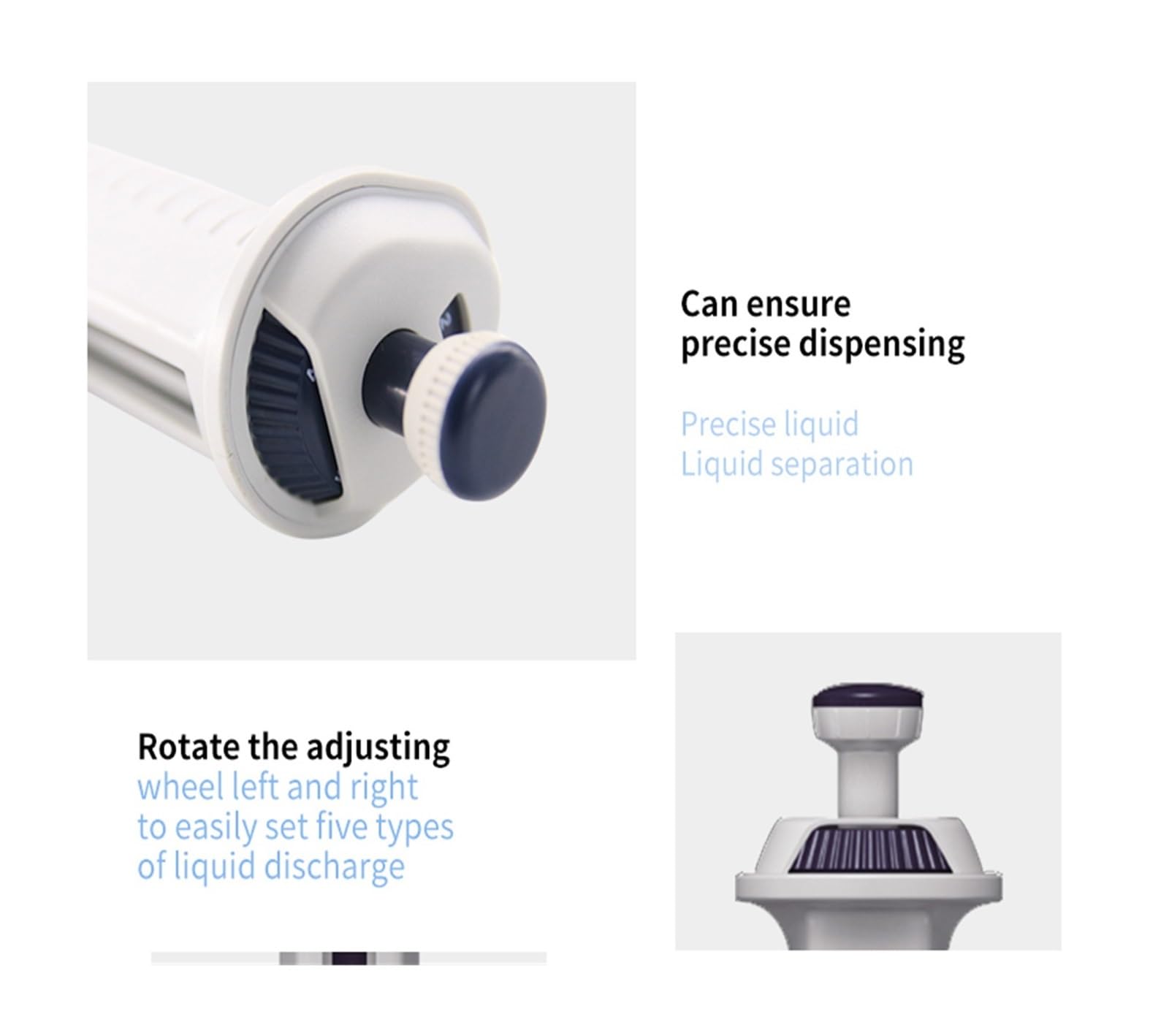 Pipette, Einstellbare Pipetten Labor Pipettenspender Kontinuierlicher Verteiler Kommen Mit Spitze 5ml Stepper Pipette