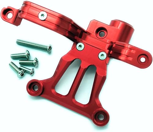 Soporte de palanca de presión de dirección de aluminio - 1PC para Traxxas X-Maxx XMAXX 7746 Rojo