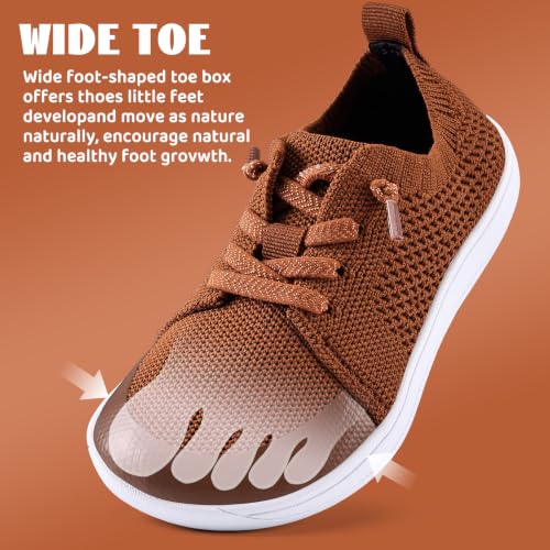Image of WateLves Toddler Little Kids Wide Barefoot Shoes Boys Girls Minimalist Sneakers Lightweight Breathable Walking Shoes | Naturally Splay | Flexible Fit