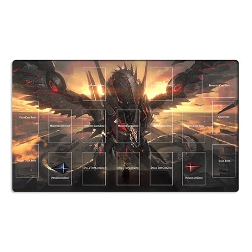 New Mlikemat Playmat Cyber Dragon Infinity TCG CCG OCG Trading Card Game Mat with Zones + Free Bag (ZD039-516-A)