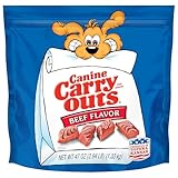 Canine Carry Outs Dog Treats, Beef Flavor, 47 Ounce