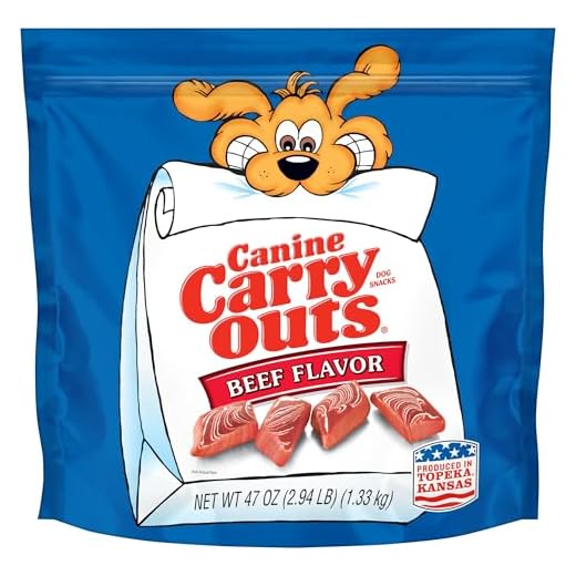 Canine Carry Outs Beef Flavor Dog Treats, 47oz Bag