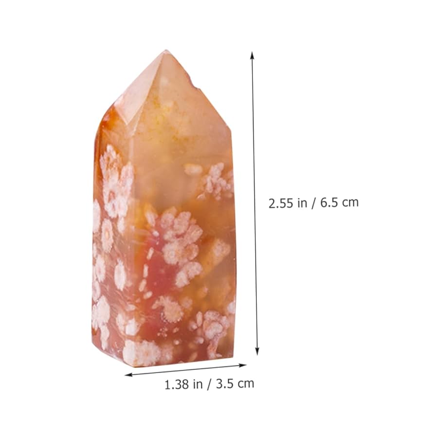 Amazon.co.jp: NESTINGHO 天然赤桜瑪瑙四面結晶原石デスクトップ