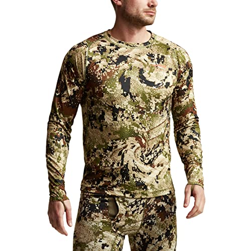 SITKA Core Lightweight Crew Long Sleeve - Lightweight Base Layer Hunting Shirt for Men