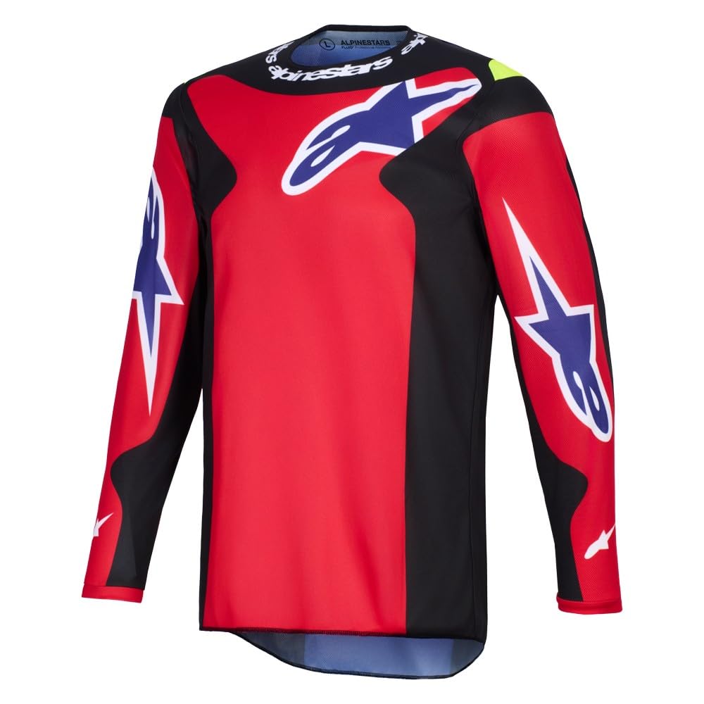 Alpinestars 2026 Fluid Grid Jersey 2XL, Red/Black/Purple