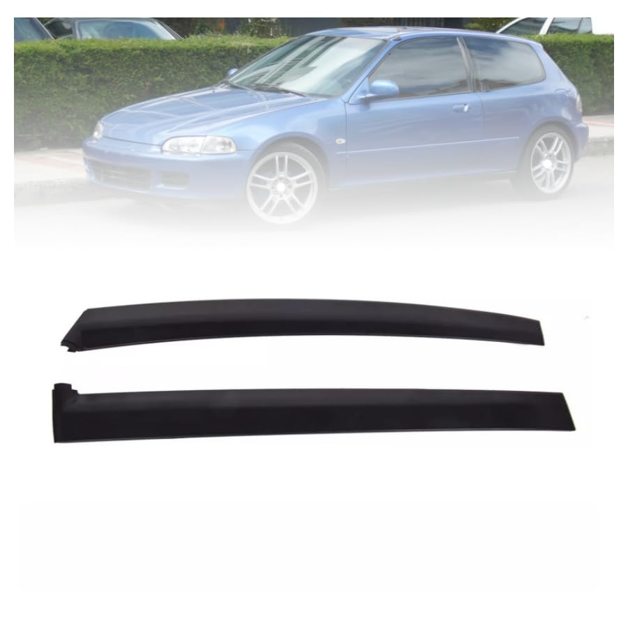 Bruce & Shark(ブルース・サメ)ホンダ シビック 1992-1995 ドアガーニッシュピラー ガーニッシュ ドアガーニッシュ ホンダ シビック 1992-1995年 左&右 トリム ピラーサッシセット ドア サイド