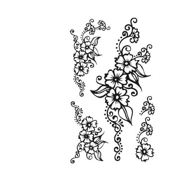 30 Blatt Kräuter Tattoo-Aufkleber – Wasserdicht, Semi-permanent, Für Männer & Frauen