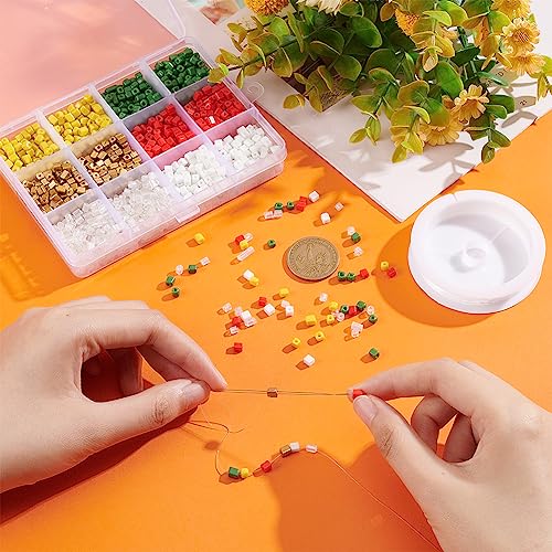 NBEADS 2264 Pcs 6 Styles Beads Bracelet Making Kit - Image 3