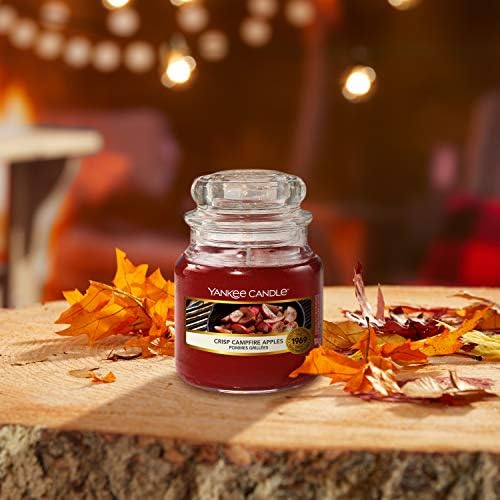 Yankee Candle Crisp Campfire Apples Świeca Zapachowa, Bordowy, S
