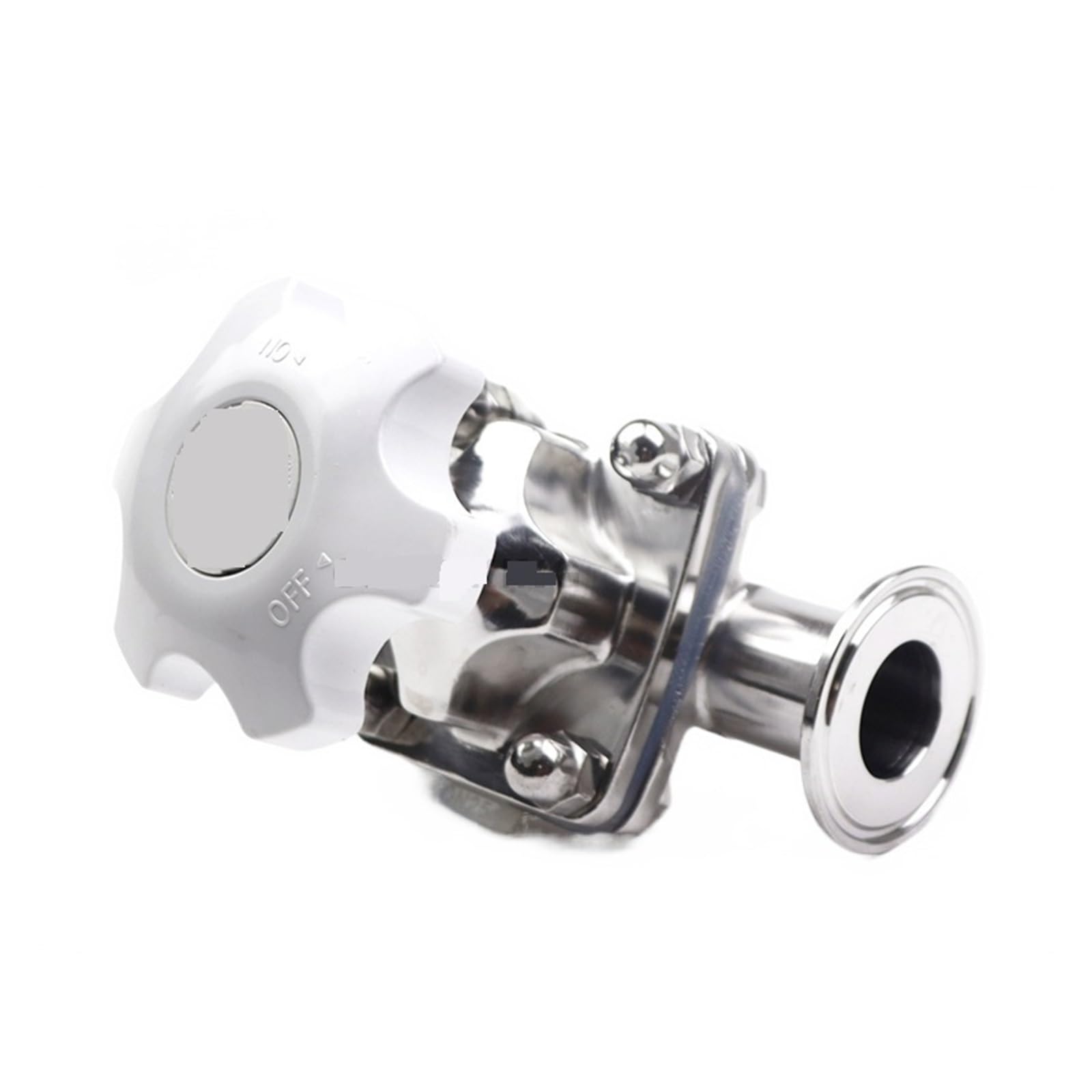 Zawór membranowy DN15 DN20 DN25 DN50 Zawór membranowy ze stali nierdzewnej z potrójnym zaciskiem do piwa nabiałowego(38mm x Ferrule 50.5)