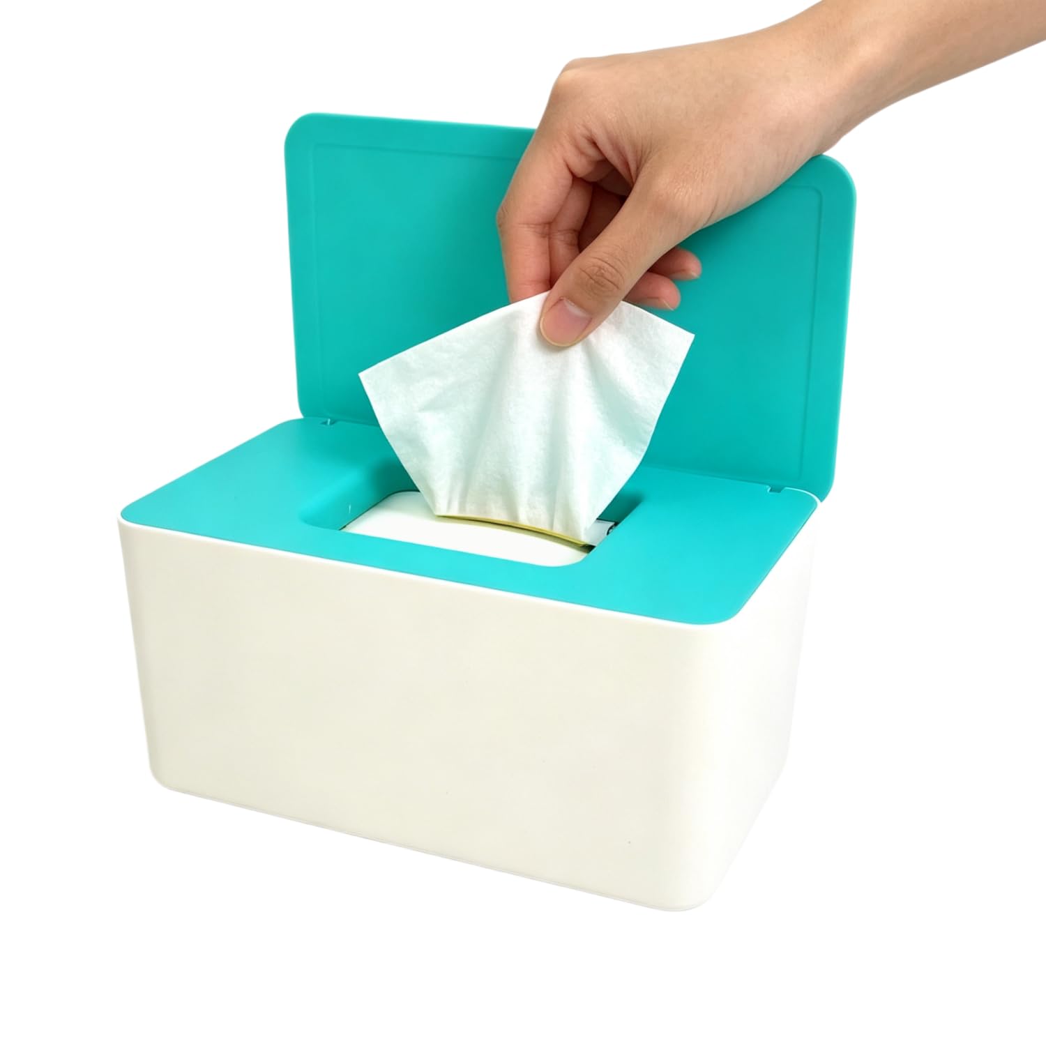 Baby Wet Wipe Dispenser, Baby & Adult Wipe Holder for Home Bathroom, Kitchen, Bedroom, Living Room, Office, Multi - use Storage Case for Dry Wipes & Masks