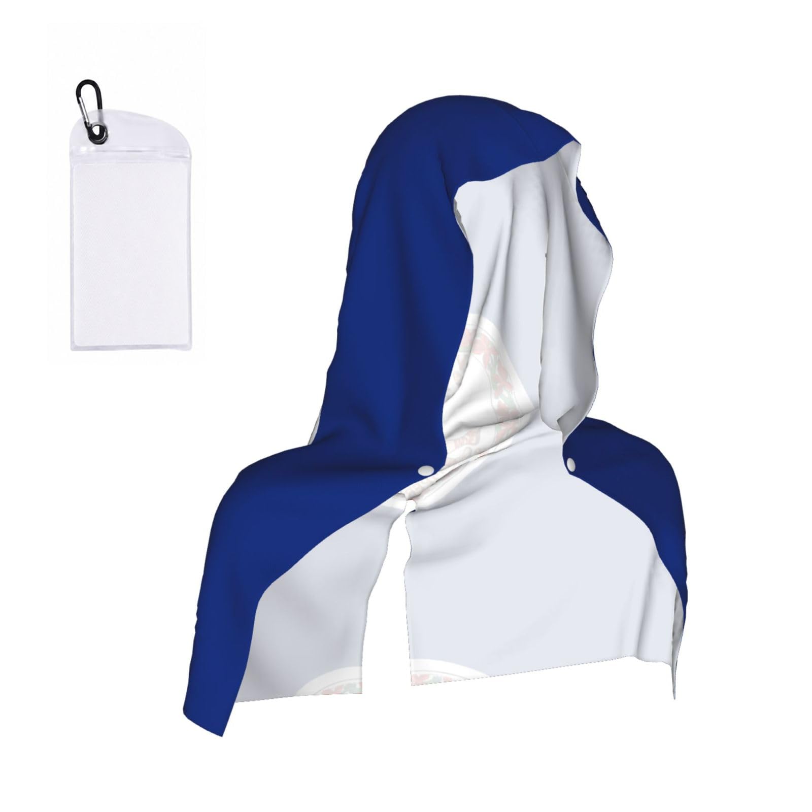 ZQYTGFDC Flag of Virginia Cooling hooded towels are suitable for summer sports, running, outdoor work, and gardening.