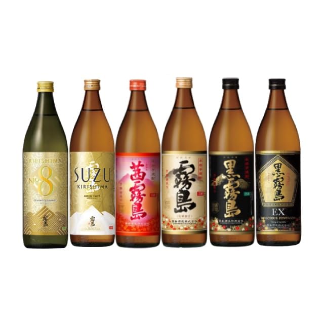 Amazon.co.jp: 宮崎限定霧島20度・SUZU霧島20度・霧島No.8 25度・茜