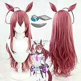 ウマ娘 プリティーダービー ミホノブルボンコスプレウィッグ髪飾り