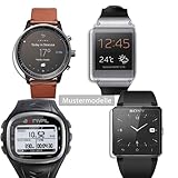 Maoni - Protector de Pantalla para Reloj Adidas miCoach Smart Run (antirreflectante, Mate)