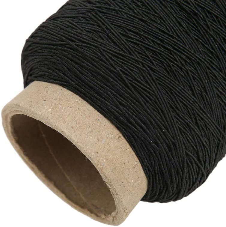 Elastic Cord Easy to Use Black Elastic Cord for DIY Jewelry