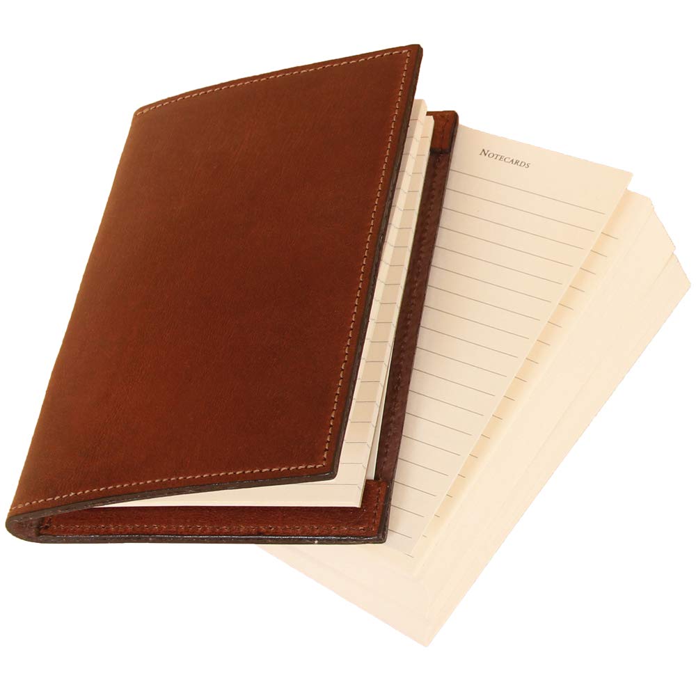 Col. Littleton Leather Refillable No.23 Pocket Journal with Register | Brown      Office Product – Day to Day Calendar