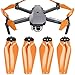 Mas Stealth Propeller kompatibel mit DJI Mavic Pro & Platinum - Orange 4 Stück