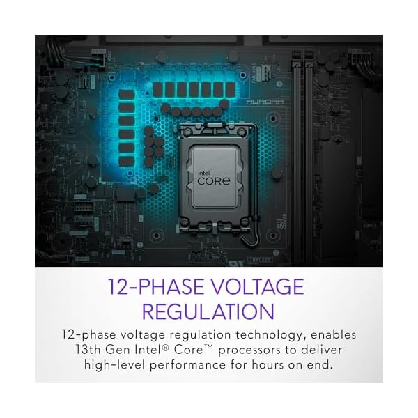 Alienware Aurora R16 Gaming Desktop - Intel Core i7 14700F, 32GB DDR5 RAM, 1TB SSD, NVIDIA GeForce RTX 4070 Super 12GB GDDR6X Graphics, Windows 11 Home, 1 Year Onsite/in-Home Service - Basalt Black - Image 5