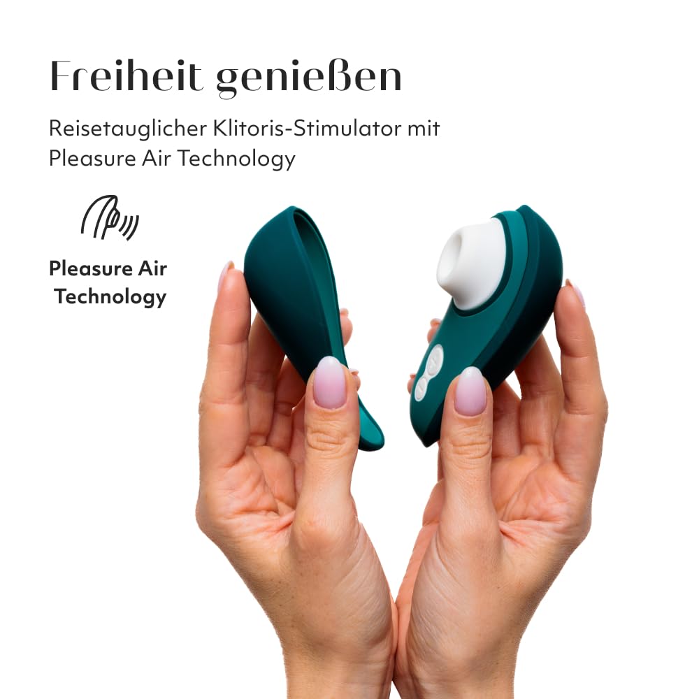 Womanizer Liberty 2 Klitoris-Stimulator Erotik Sexspielzeug, Frauen Petrol | Sex Spielzeug Dildo, Klitoris Sauger, Auflegevibrator mit 8 Intensitätsstufen, Leises Wasserdichtes Vibrator Sextoy für Sie