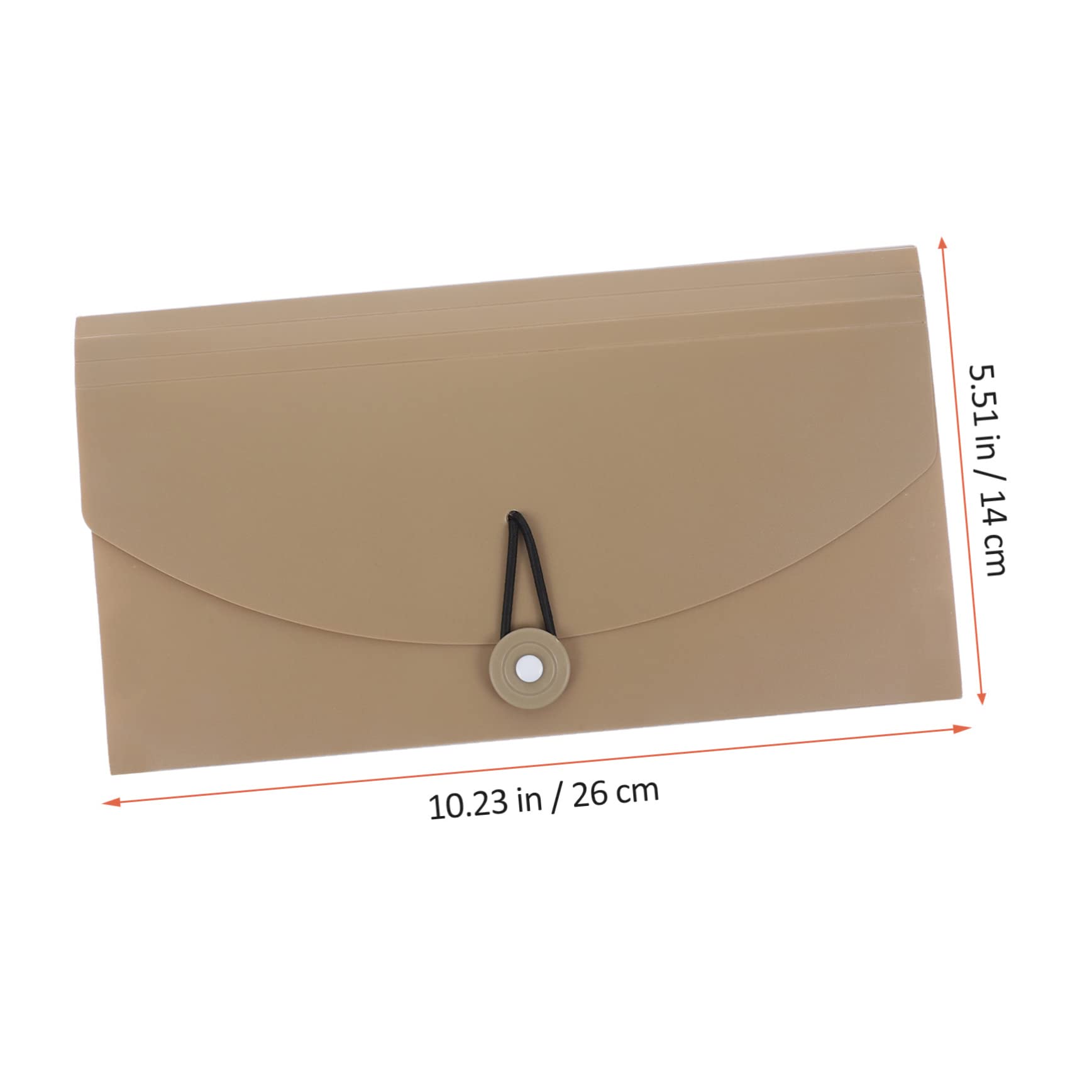 Cartella Per Documenti Espandibile in Plastica Pp Organizer Fisarmonica e Etichette Colorate e Resistente Per Archiviazione Di File