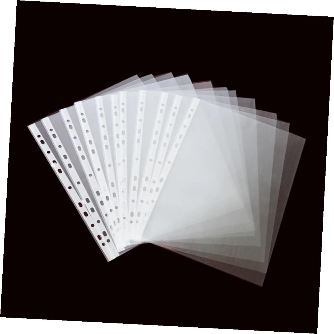Protège-feuilles Perforés A4 11 Trous, Pp Épais 5c, 200 Pièces