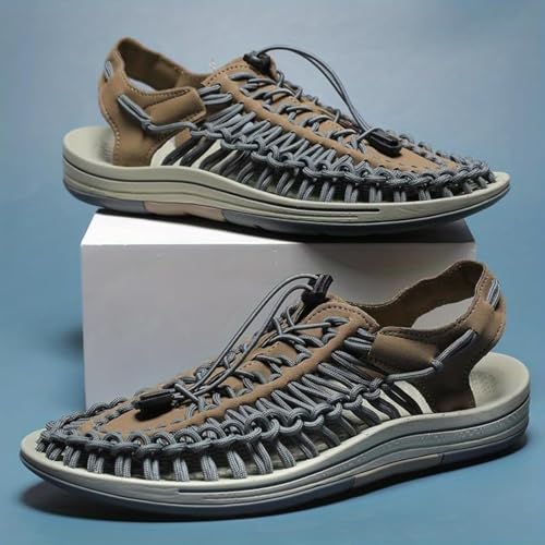 Men's Closed Toe Rope Sandals - Lightweight & Breathable for Beach, Hiking & Casual Wear4