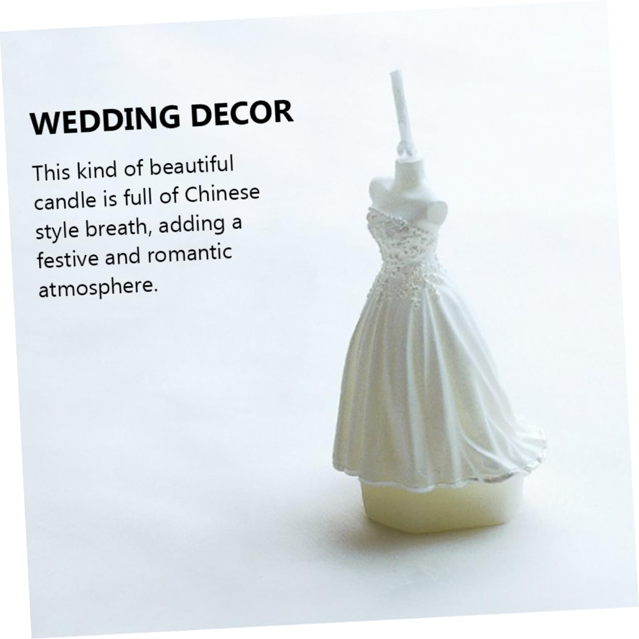Abaodam 1 Paire Bougies De Mariage Bougie De Couple De Mariage Bougie Costume De ié Bougies Rituelles De Bougie Votive De Jeune ié Gâteau Paraffine Robe De iée