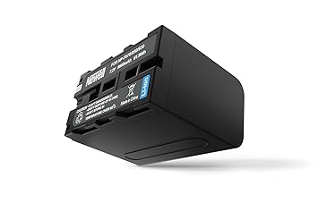 Newell Brand Rechargeable Li-ion Battery Replacement for NP-F970,7.2V 8600 mAh, Black Small. Compatible: DCR VX2100, DSR-PD150, DSR-PD170, FDR-AX1, HDR-AX2000, HDR-FX1, HDR-FX7, HDR-FX1000