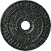 Ekena Millwork CM21WRPTC Wreath Ceiling Medallion (Fits Canopies up to 6"), Hand-Painted Painted Turtle Crackle