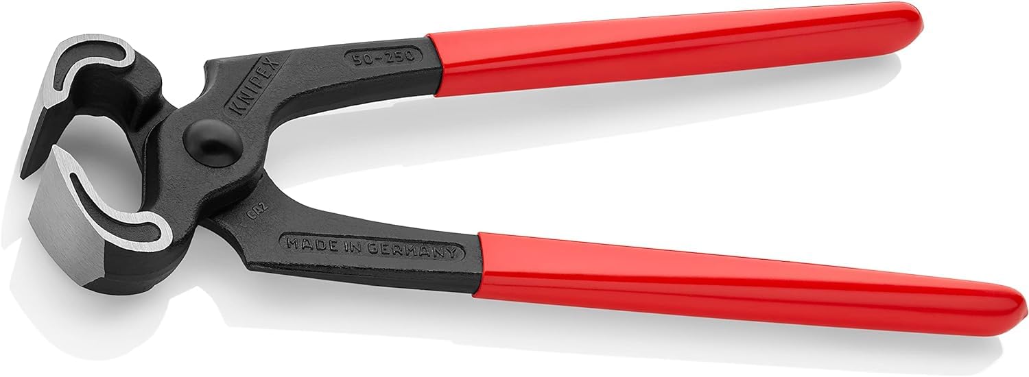 KNIPEX Tenaille de menuisier gainées en plastique 250 mm, 50 01 250