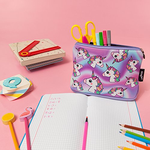 Fringoo® Astuccio grande per bambine, ragazzi e