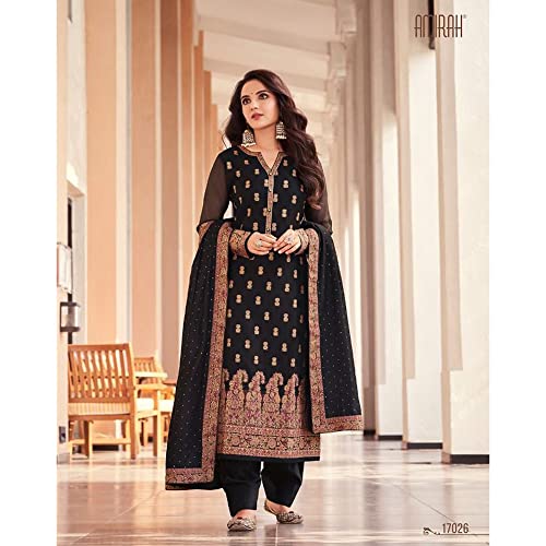 Indian Pakistani Salwar Kameez Embroidery Work Palazzo Pant Suit Customize Stitched2