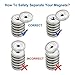 LOVIMAG 60lbs Holding Force Neodymium Cup Magnets, Industrial Strength Round Base Rare Earth Magnets with Heavy Duty Countersunk Hole and Stainless Screws for Tool Room,Workplace Etc, Pack of 12