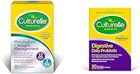 Vista 1 de Culturelle Cápsulas probióticas para el metabolismo saludable + control de peso (mayores de 18 años), 30 cápsulas probióticas diarias para hombres