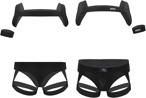 Miniatura 8 de Jockstrap Lucha Sencillo Bolsa Hebilla Bolsa Leotardo Ropa Interior Arnés Monos