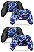 giZmoZ n gadgetZ Electic Blue Storm Lot de 2 autocollants en vinyle pour manette Xbox One/X/Xbox