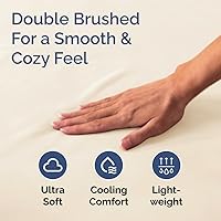 Vista 265 de King Fitted Bed Sheet - Bottom Single Fitted Sheet Only - Ultra-Soft Hotel Luxury Bedding w/ 8-16 Inch Deep Pockets - Breathable, Cooling & Wrinkle