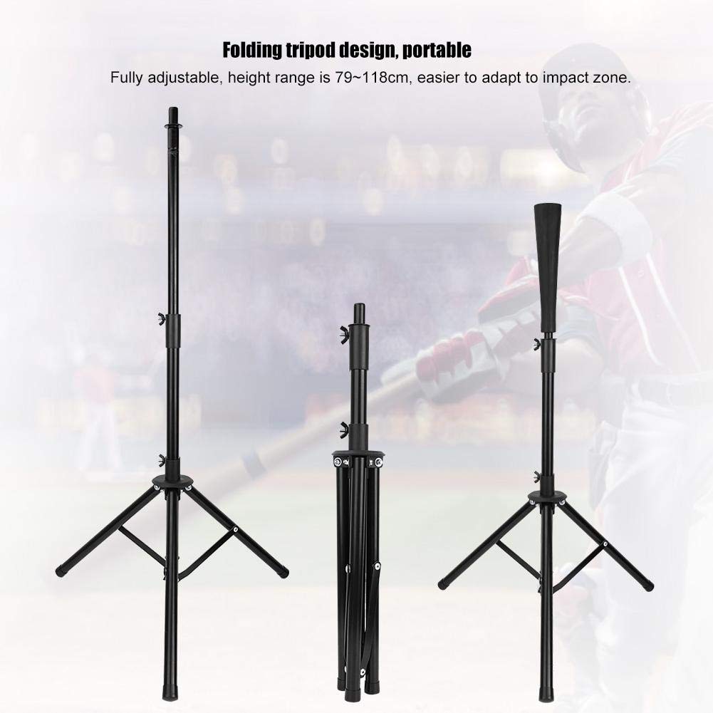 Zerone 1Pc Baseball Batting Tee Regolabile Softball Treppiede T Stand Practice Training Hitting Ball