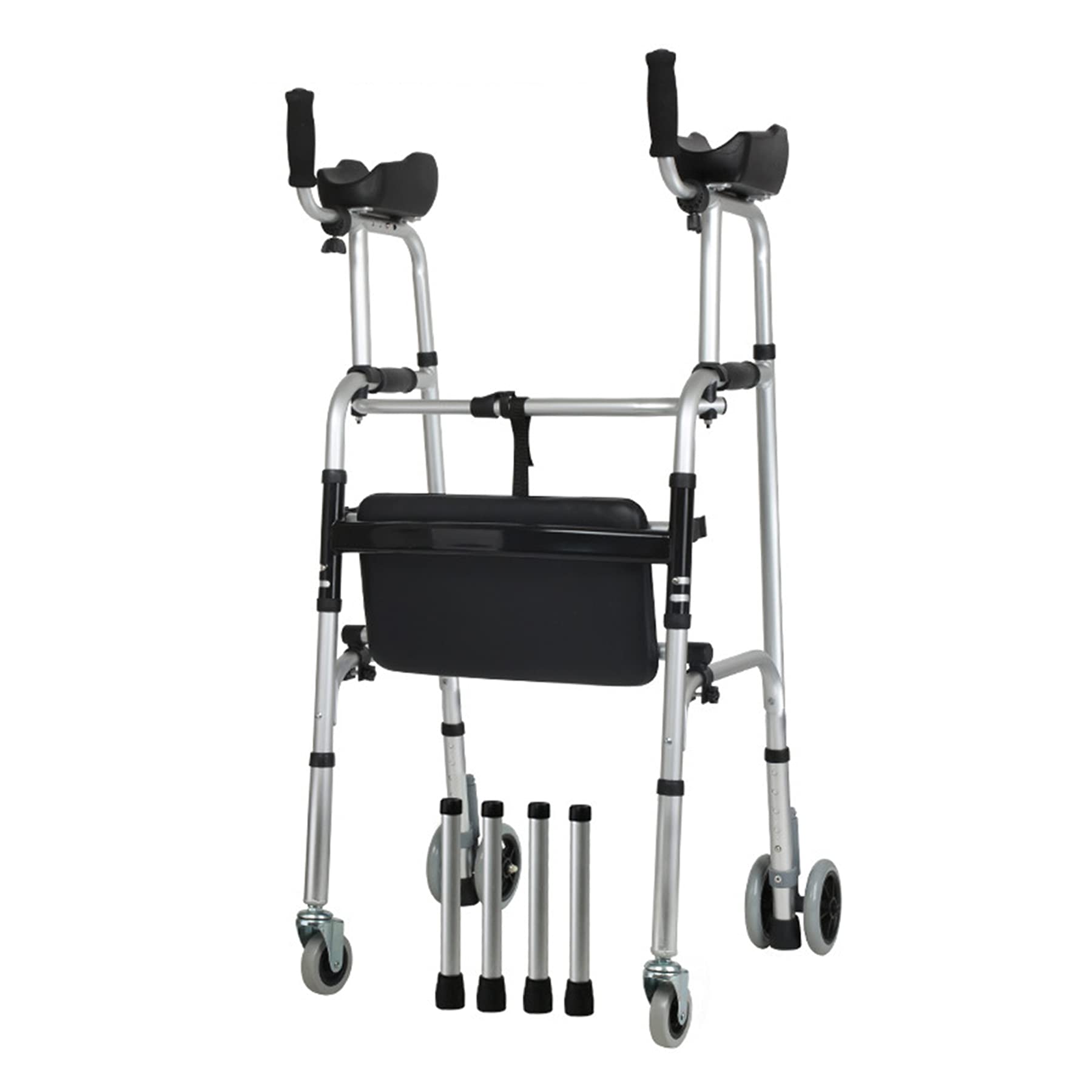 Buy Upright Posture Walker Mobility Rollator for Seniors Stand Up