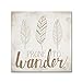 Prone to Wander Beige by Laura Marshall, 35x35-Inch Canvas Wall Art