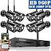 Produktbild 2020 Neu WLAN Überwachungskamera System Set, WiFi Outdoor Überwachungssystem Kabellos CCTV 8 Kanal 1080P NVR Mit 8 960P Innen/Außen Alarm Überwachungskameras mit Bewegungsmelder, Nein Festplatte