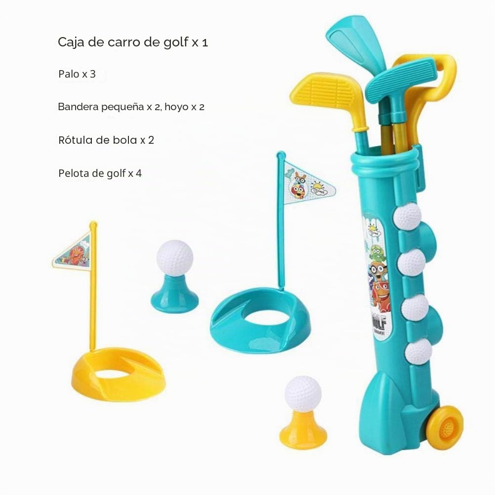 Juguetes de para Niños Juguetes al aire libre Juego de Clubes de Golf, Mini Golf, Juguetes Deportivos para Niños Pequeños