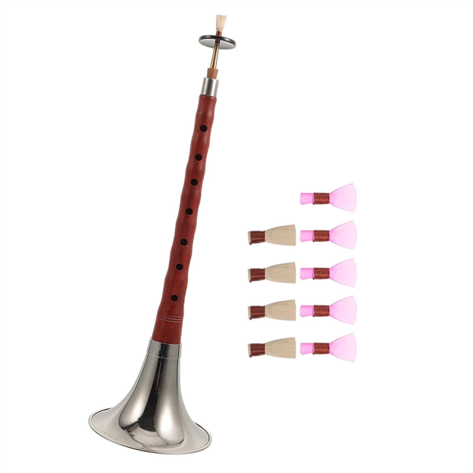 1 Juego De Instrumentos Chinos Para Principiantes Suona, Instrumento Suona Hecho De Palisandro, Instrumento Musical De Viento Étnico Instrumento Chino Suona (Color : A Key)
