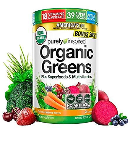 Organic Greens, USDA Organic, Super Greens Powder, Unflavored, 8.57 oz, 24 servings
