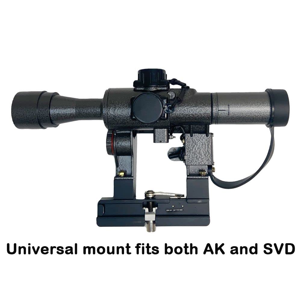 Sniper SVD Dragunov Scope SVD 4x24 POSP with Side Rail Mount Side Scope