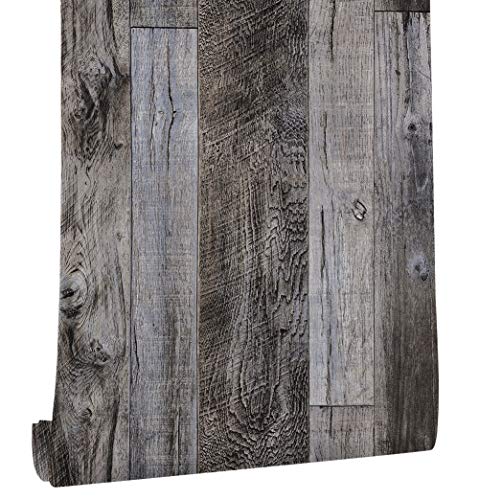 ICYEHAO Vinilo Adhesivo Muebles Madera, 44.5 x 500 cm Papel Pintado Autoadhesivo Madera Papel Tapiz Maderas Vinilo Adhesivo para Muebles,Armarios,Libreria,Sala de Estar, Dormitorio,Baño,Cocina