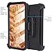 Jackpot Wireless Designed for Google Pixel 9 Pro XL Case with Built-in Screen Protector, Belt Clip Holster, Heavy Duty Shockproof Drop Protection Military Grade Cover with Kickstand (Black)
